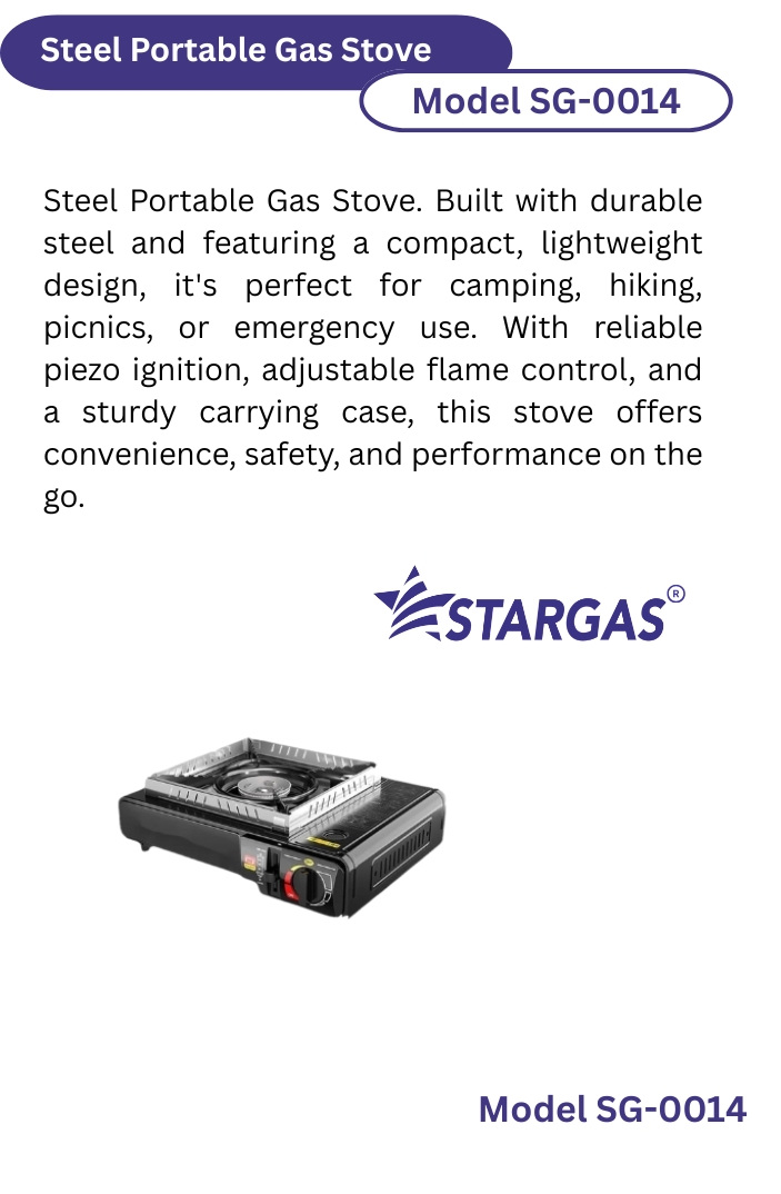 Steel Portable Gas Stove