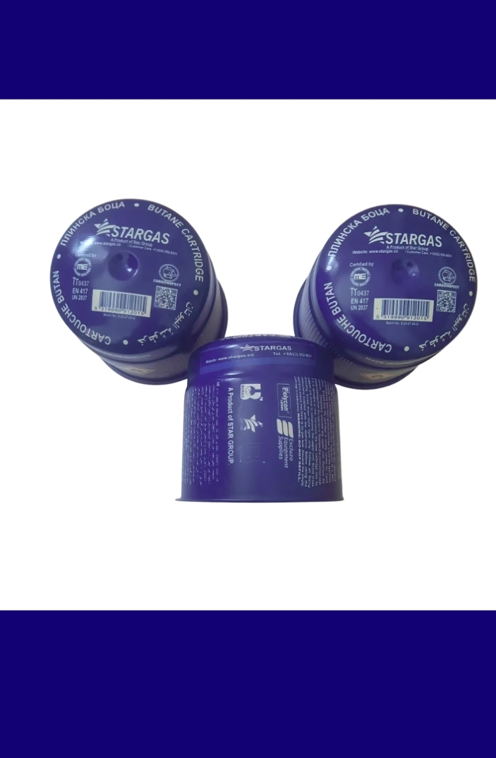 Butane/Propane gas cartridge srew type