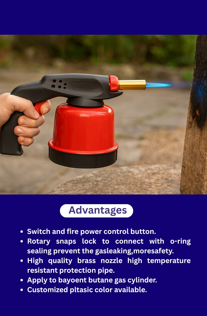 Butane Gas Blow Torch Lighter